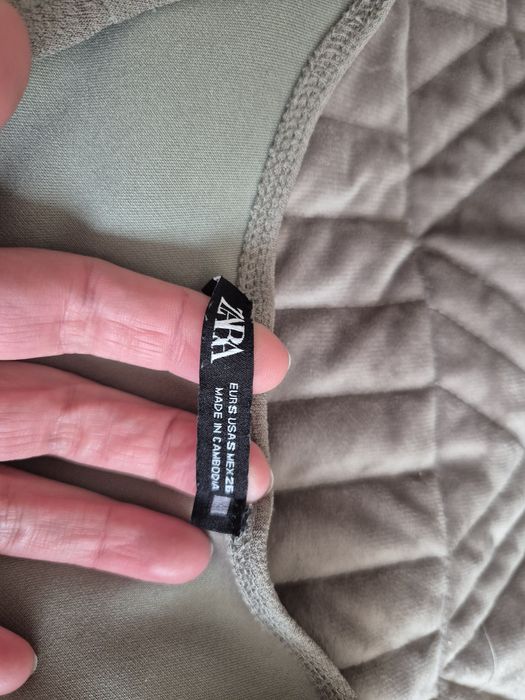 Sukienka Zara S khaki