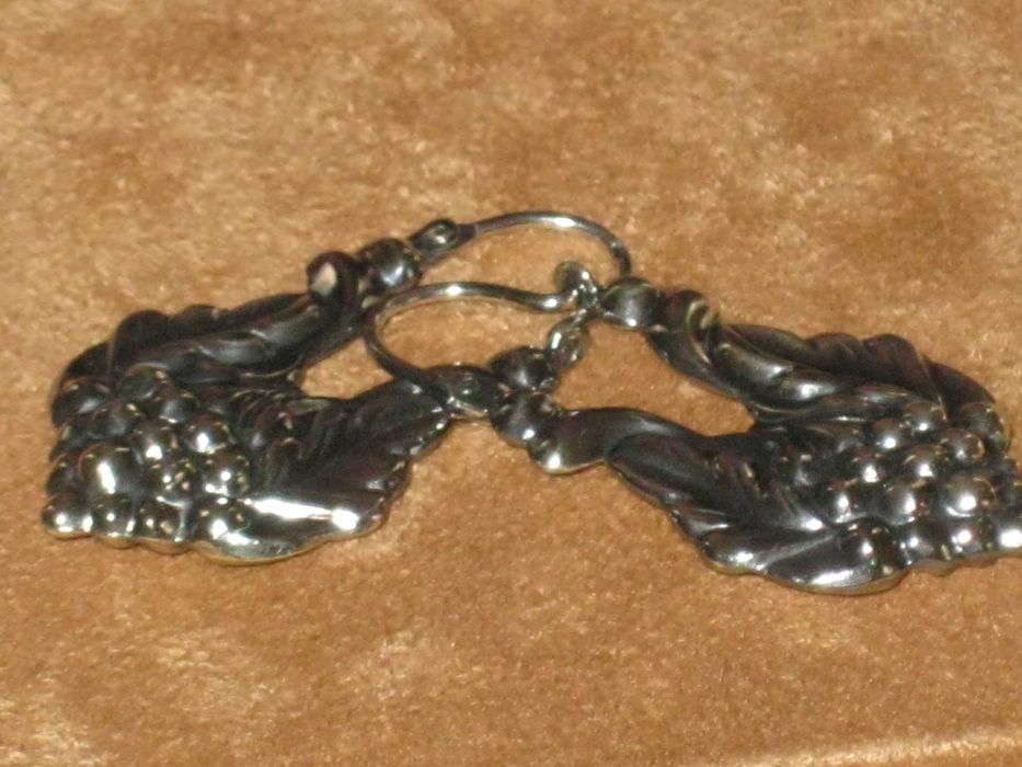 Brincos - Argolas Prata Maciça de Lei 835`/.. C/Contraste