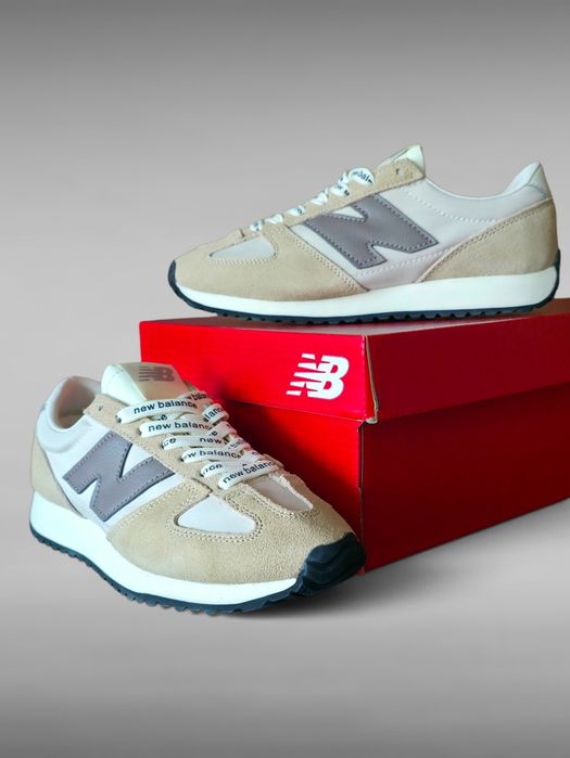 Жіночі ~ підліткові демісезонні кросівки з натуральної замші New Balance 471 Sand Beige + 2 пари шнурівок (36р/37р/38р/39р/40р/41р)