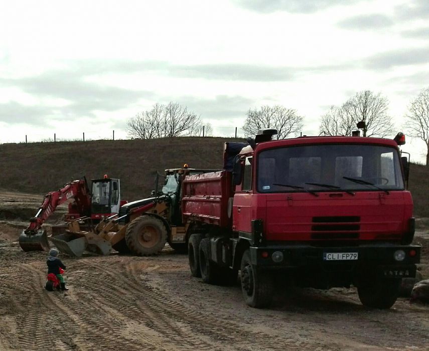 Usługi koparko - ładowarką, mini koparka, rozbiórki, młot,piasek, żwir