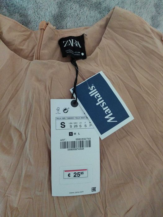 Bluzka damska z długim rękawem Zara nowa