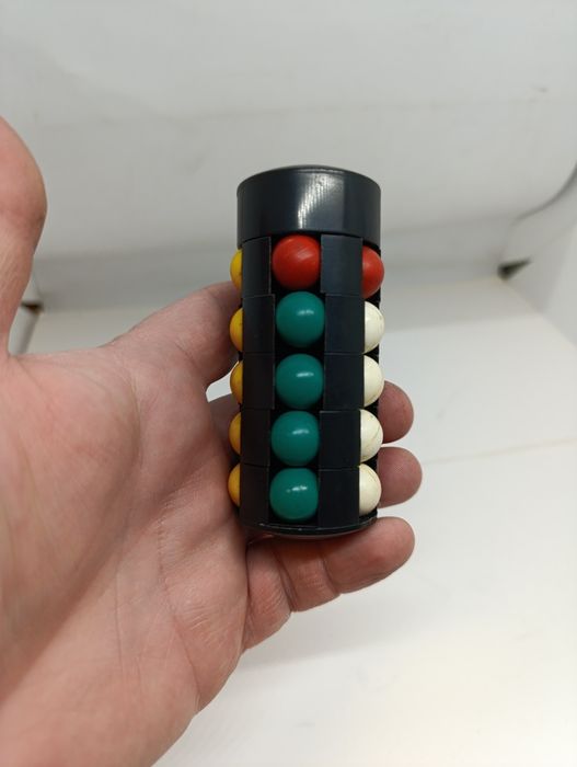 Советская детская развивающая игрушка головоломка башня пятнашки кубик