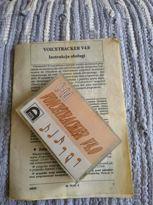 Commodore 64 VOICETRACKER   V4.0