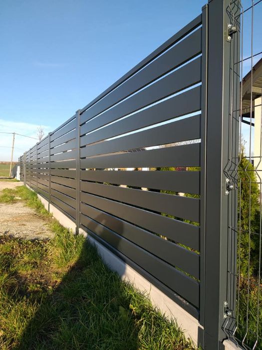 Przęsło ogrodzeniowe na wymiar profil 120x20mm