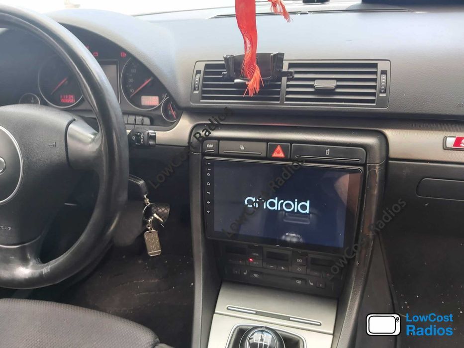 (NOVO) Rádio GPS AUDI A4 (2002 a 2008) ANDROID 15 • USB • DVD • BT