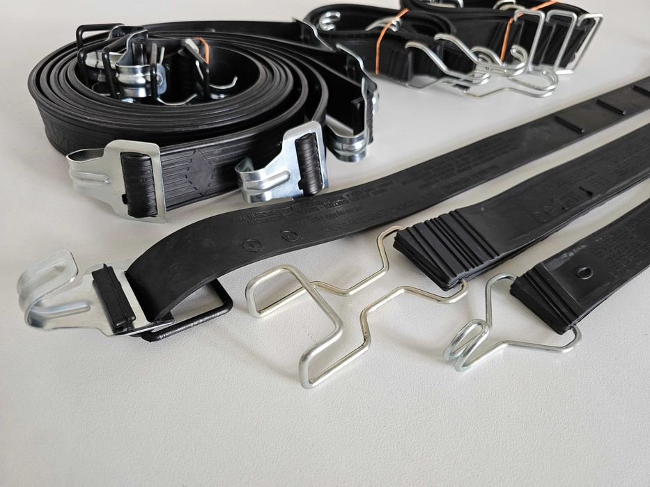 Pasy Transportowe Mocujący Zabezpieczający Spinający Wózek Kosz Guma