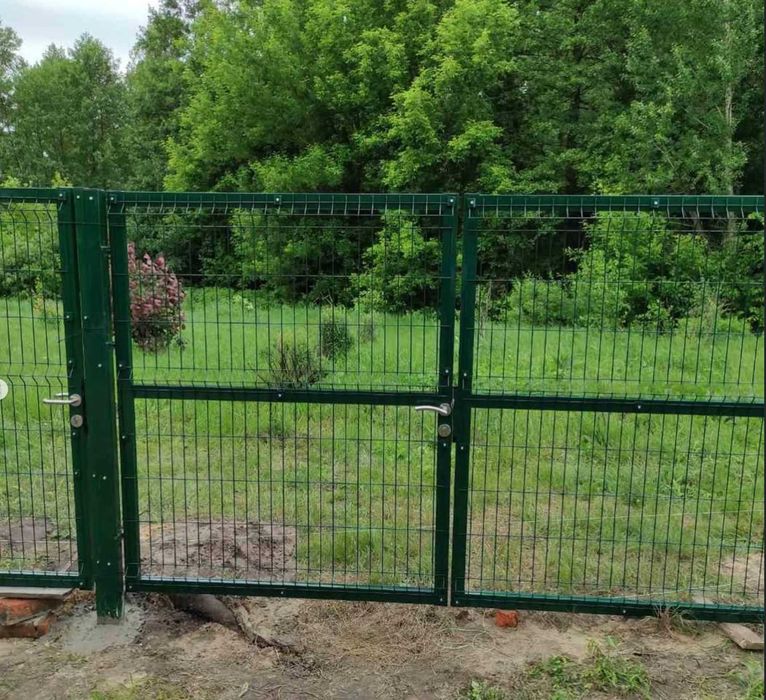 Паркан ЗД 2Д сітка металева та всі комлектуючі до неї