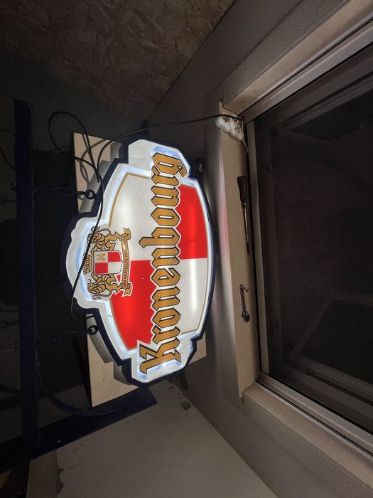 Anuncio reclame cerveja Kronenbourg restaurado