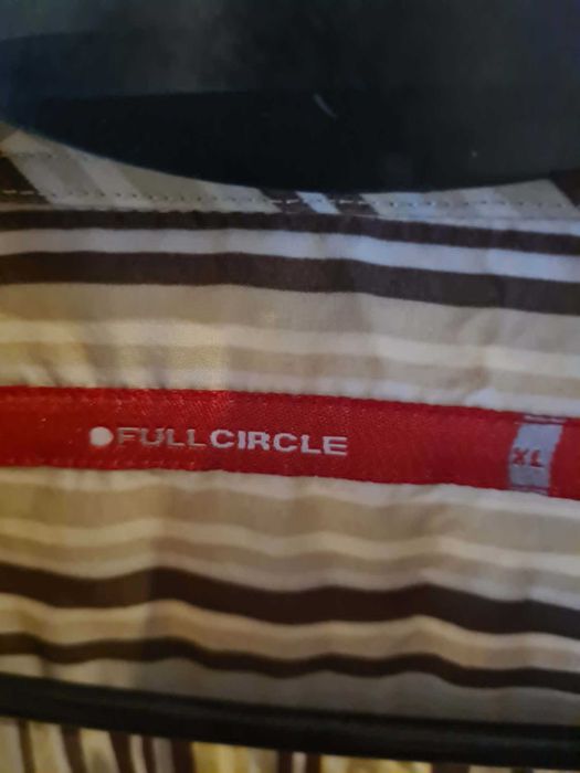 Full Circle – męska koszula w paski 100% bawełna XL Made in Portugal
