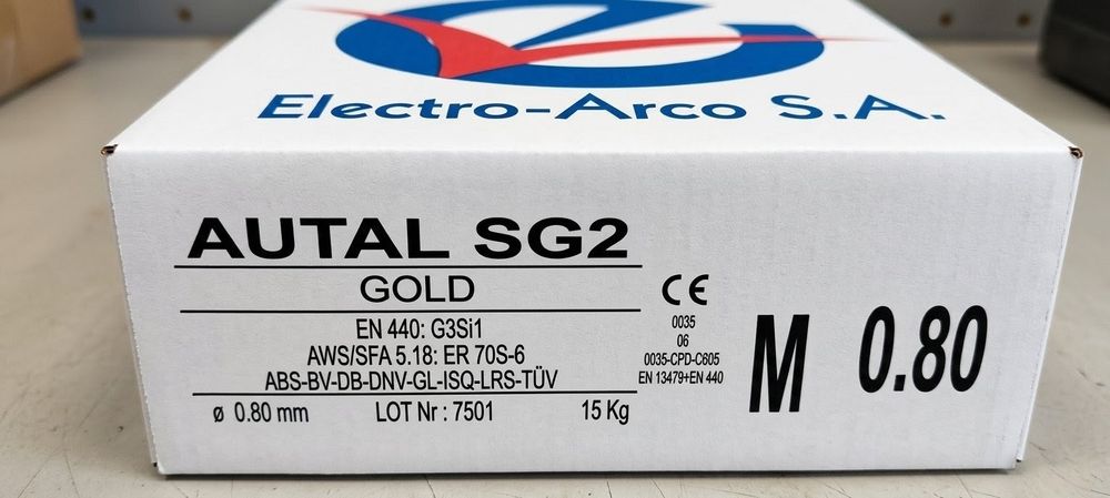 Bobina Fio de Soldar MIG/MAG Electro-Arco 0.8mm (15kg) – NOVO