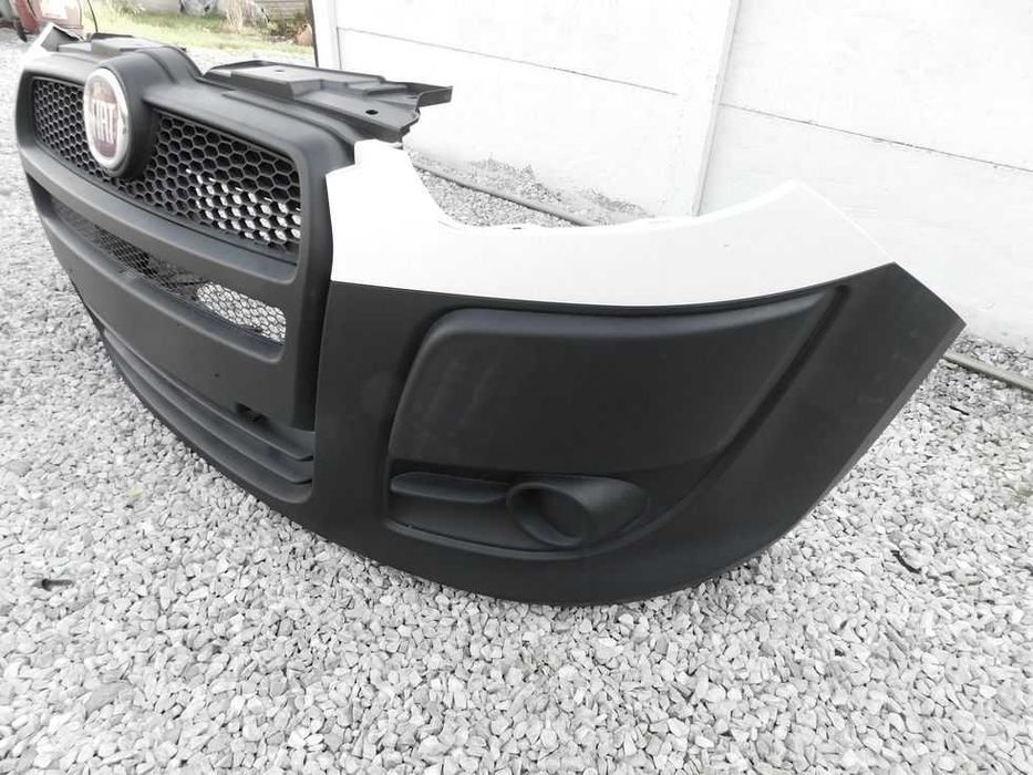 Przód kpl Fiat Doblo II 14r maska zderzak przedni lampy błotnik chłodn