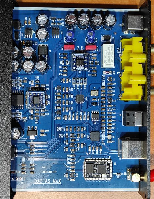 ЦАП AIYIMA Audio DAC-A5 MAX - твік TI OPA1612 x2 без блоку живлення