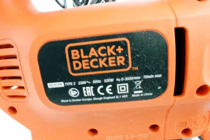Wyrzynarka Black&Decker KS701PEK / Walizka / 520W / Eko Komis
