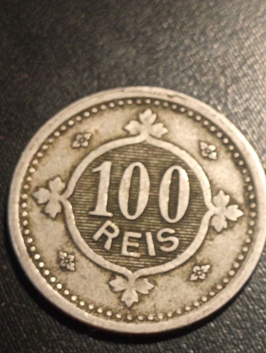 Moeda de 100 reis - Tostão - Portugal 1900 - Soberba