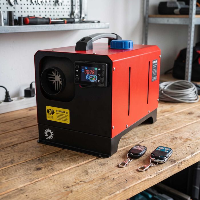 NOWA Nagrzewnica Spalinowa Dmuchawa Olejowa 8kw 12/230v Nowe Ogrzewanie Elektronarzędzia