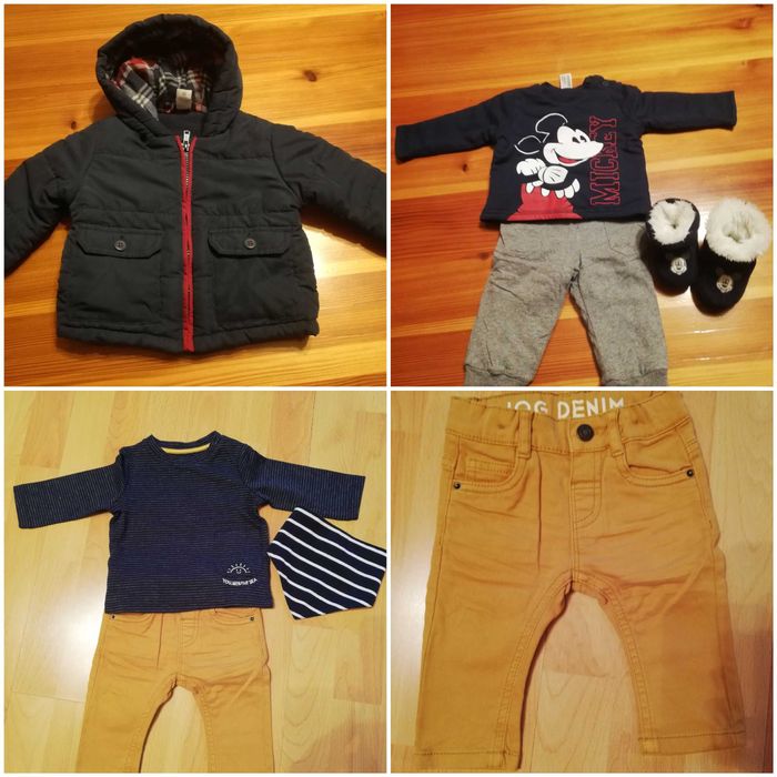 Zestaw paka ubrań dla chłopca H&m rozmiar 62 68