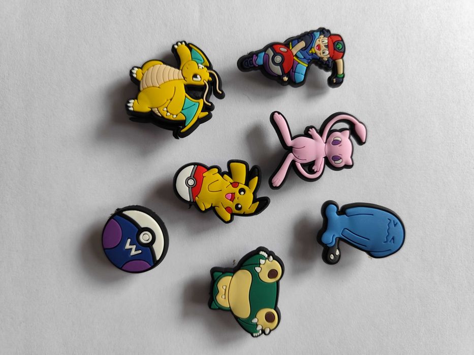 Nowe przypink pokemon do butów typu crocs 7sztuk
