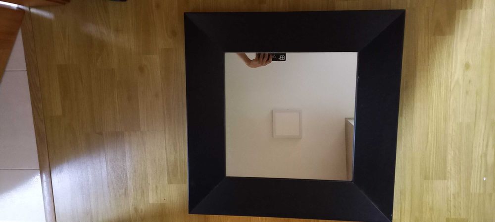 Espelho 60x60cm _LAS CASAS preto