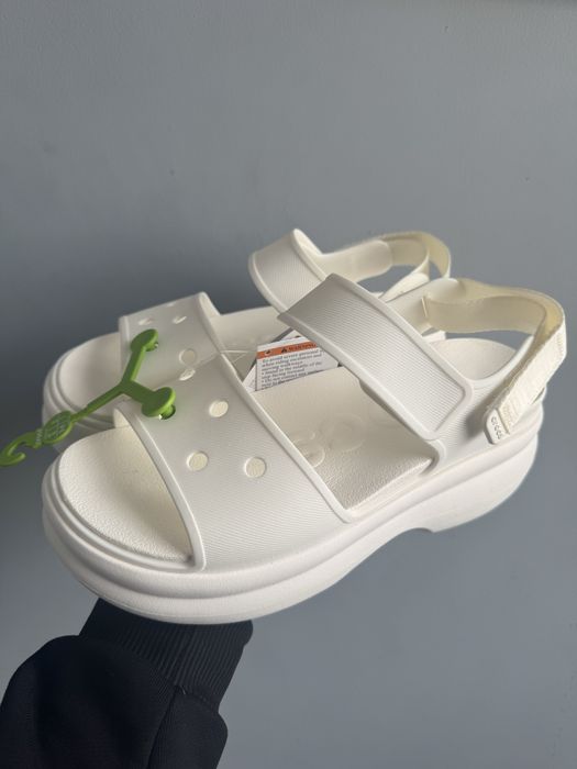 Crocs Soho Y Strap Sandal білі босоніжки тапки жіночі женские пин