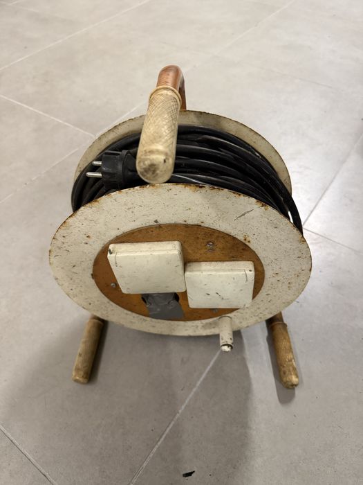 Przedluzacz VEB 40 M kabel zasilajacy DDR Germany