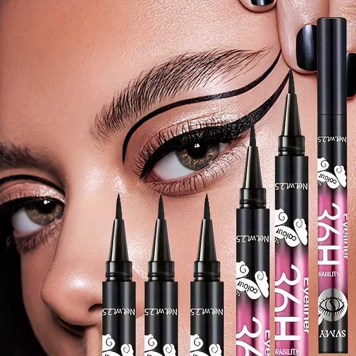 3 delineadores olhos em preto
