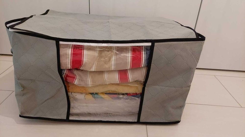 Składane duże pudełka pojemniki do przechowywania 90 L 6 sztuk