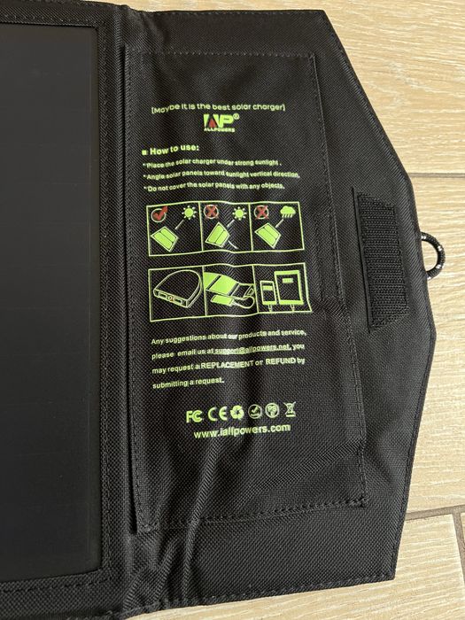 Сонячна батарея панель ALLPOWERS AP-SP5V21W