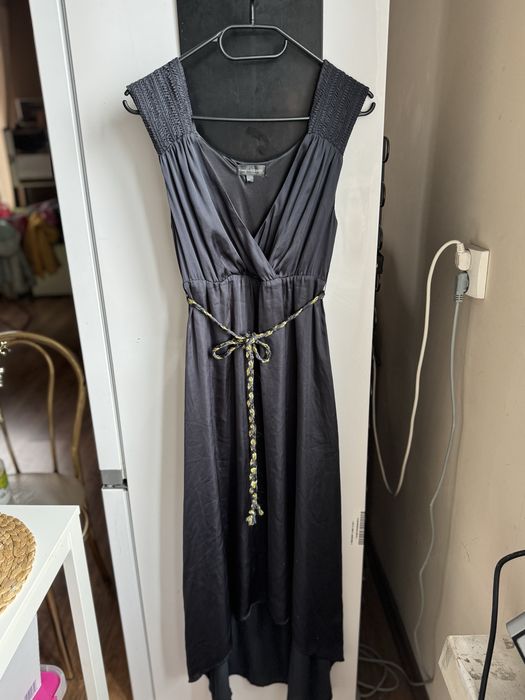 Sukienka w stylu greckim z paskiem kappahl 36/38 długa