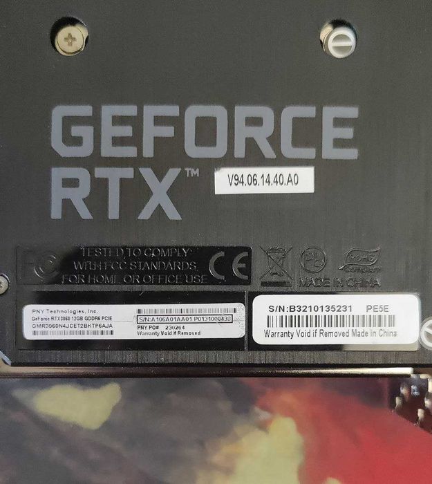 Очень сочная и вкусная с вареньем NVIDIA Geforce RTX 3060.