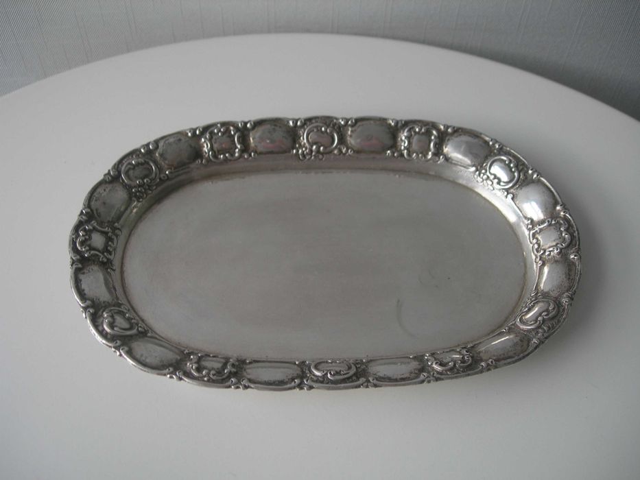 Серебряный поднос, серебро, проба 800, AND, 159г, Франция