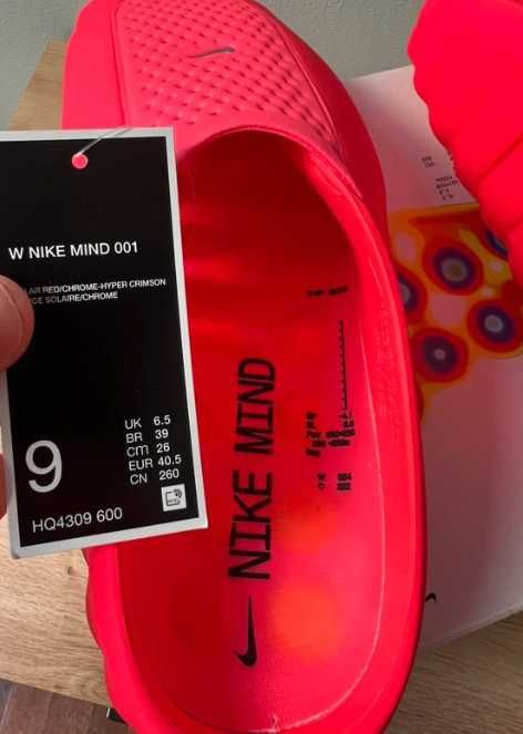 Nike Mind 001 Slide Solar Red R.43