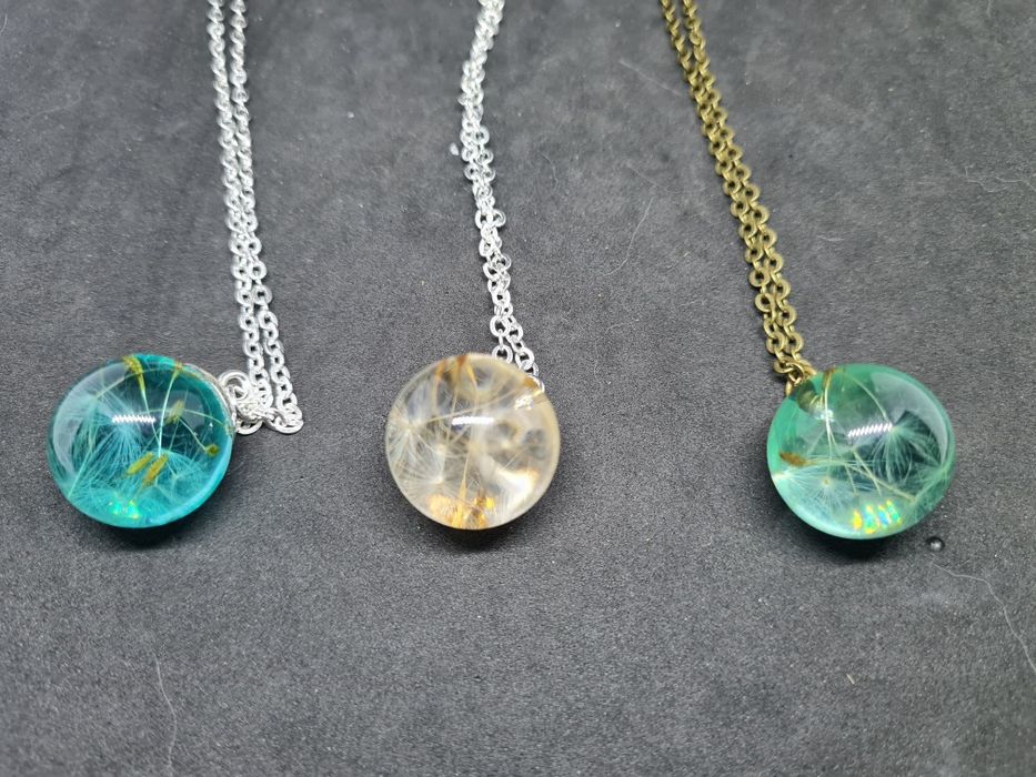 Colar com dente de leão