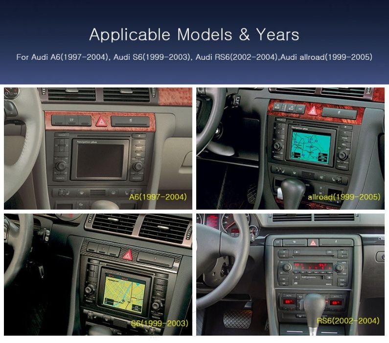 Auto-radio android 14 Audi A6 / BMW serie 1 E81 E82 E88
