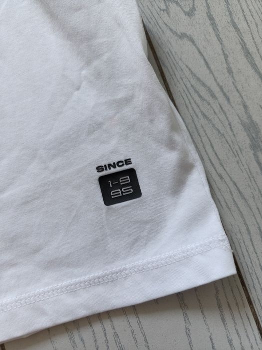 Koszulka męska 4F biała M z mega logo oversize 192