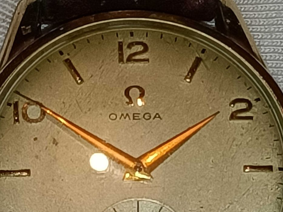 Relógio Omega dos anos 50 banhado a ouro