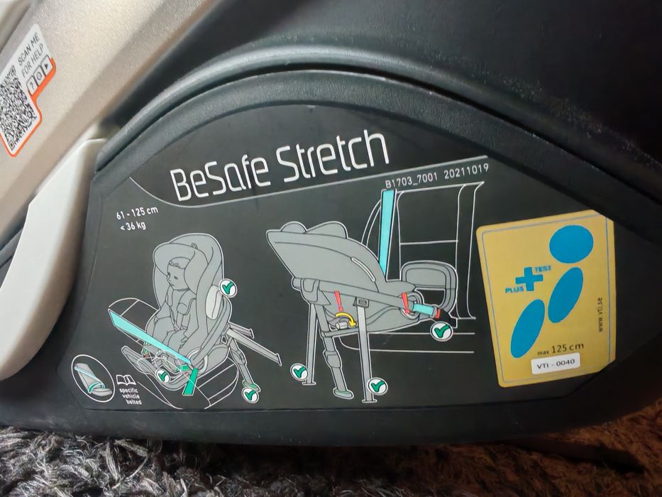 Pack Segurança Máxima: BeSafe Stretch + Nuna Norr (Plus Test)