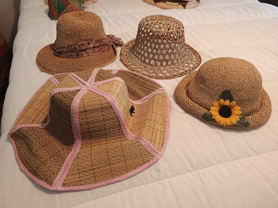 Colecçao chapeus palha verao originais fora do comum como novos