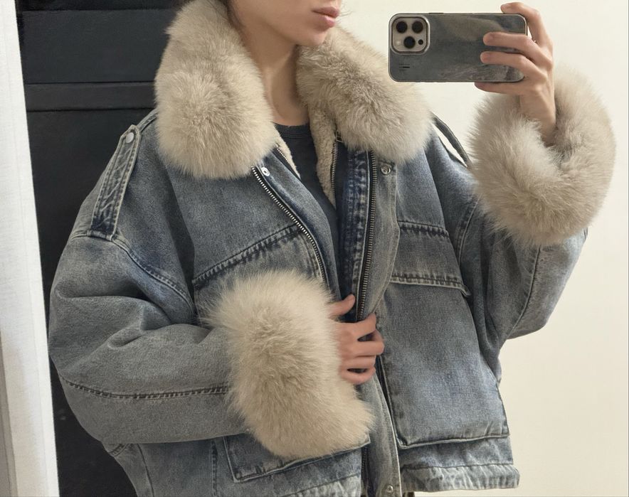 Куртка з натуральним хутром