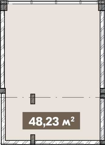 Оренда комерційного приміщення 48,23 м2 у GALLERY PARK на вул Орлика