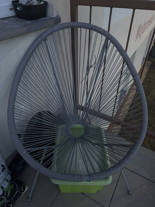 Krzesło Ogrodowe / Balkonowe typu Acapulco – Szare