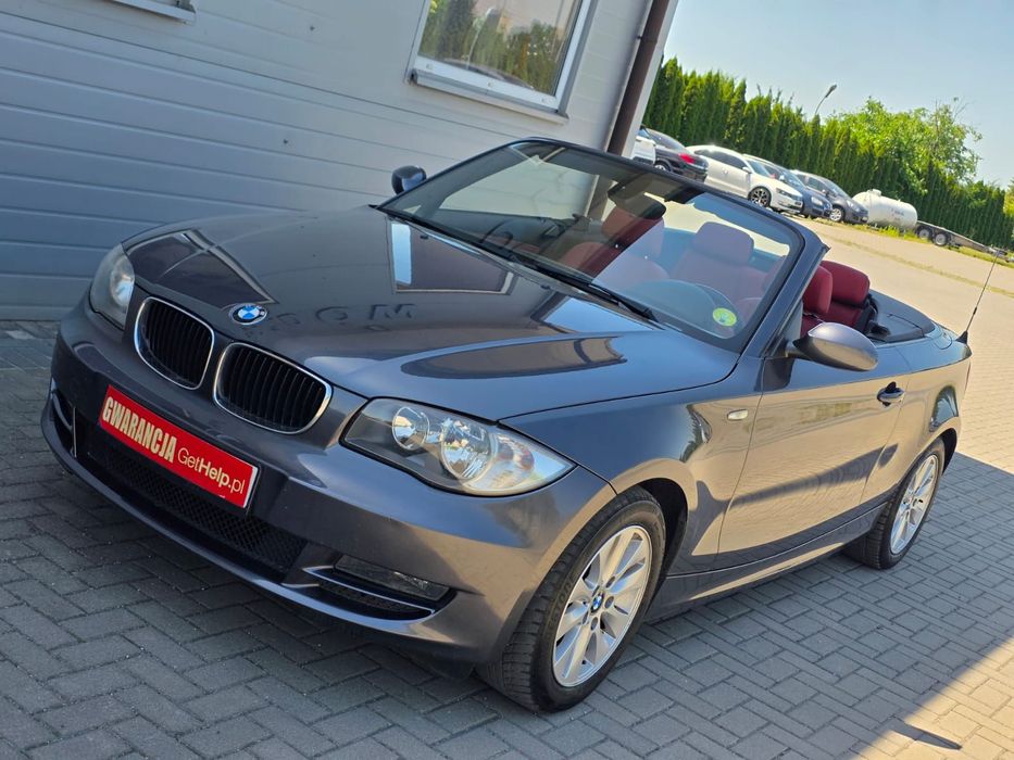 BMW Seria 1 118i Kabrio Skóra Clima Gwarancja