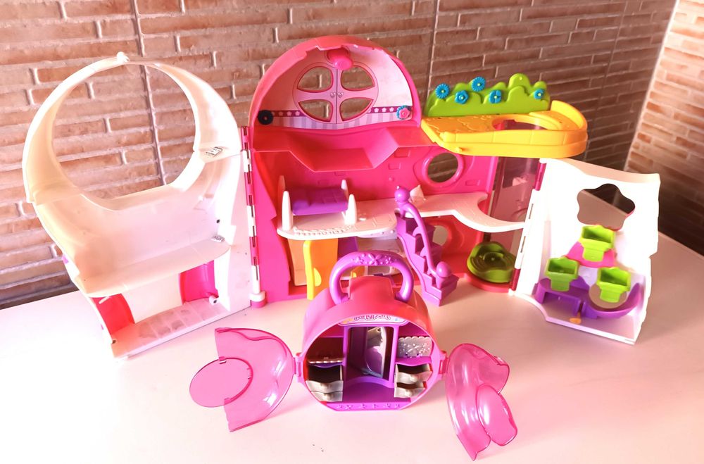 Casa Bonecas Pinypon + Mochila Barbie