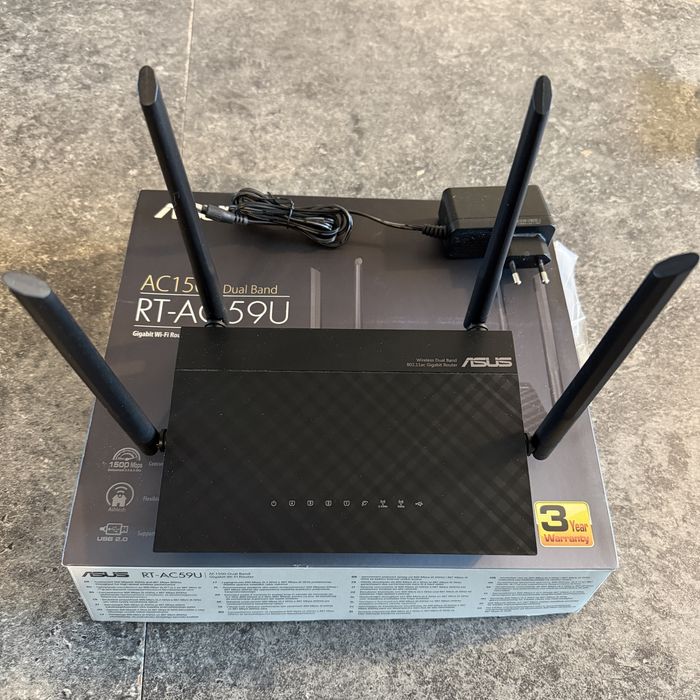 Router WiFi Asus AC1500 Dual Band, Nodel: RT-AC59U