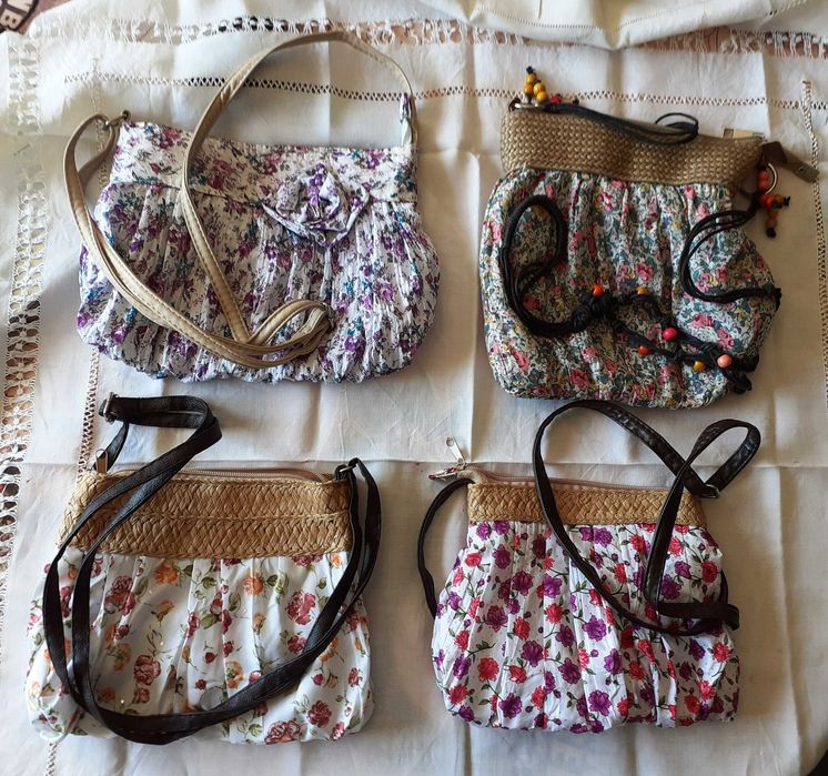 BOLSAS em tecido para menina
