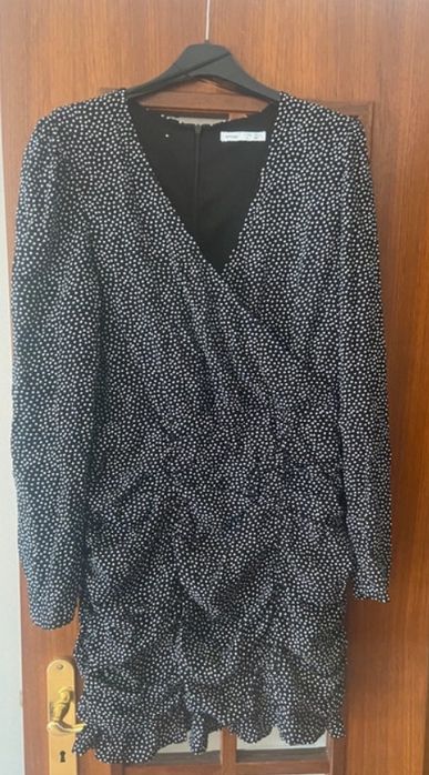 Vestido drapeado, comi novo da Lefties T. L