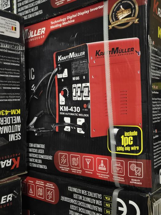 Aparelho Soldar Semi Automatico MIG 430 Sem Gas
A Rolo de Fio novo