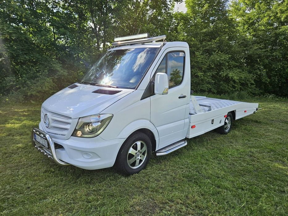 Mercedes-Benz Sprinter  Zadbany Doinwestowany 204 KM Zbirnik 270 Litrów F VAT Gotowy do Pracy