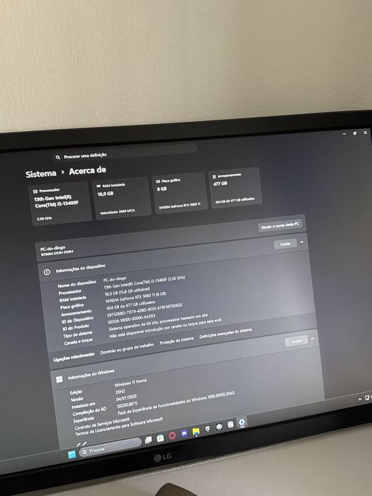 PC Gaming i5-13400F + RTX 3060 Ti Gaming X trio| Excelente Estado
