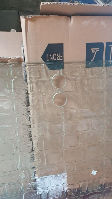 Szklane drzwi 197x83,4cm mozaika wzorki