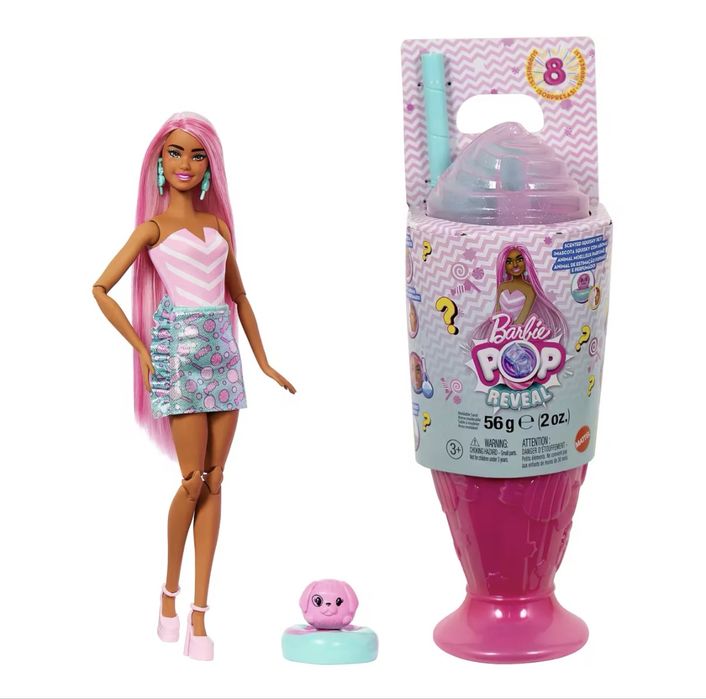 Лялька Barbie Pop Reveal Улюблені солодощі Блакитний мілкшейк
